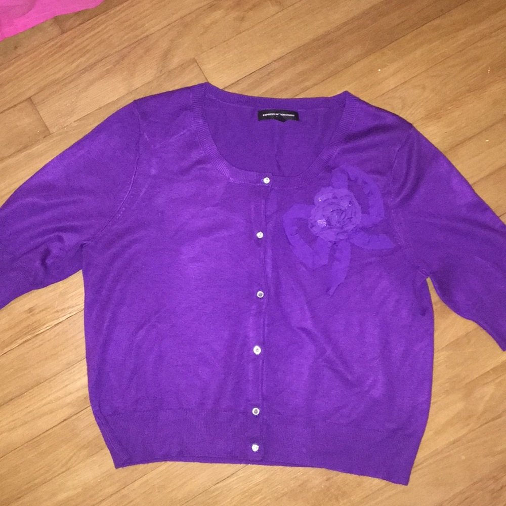 Express cropped sweater